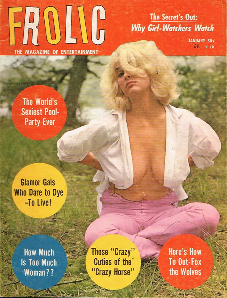 Frolic January 1966 magazine back issue Frolic magizine back copy 