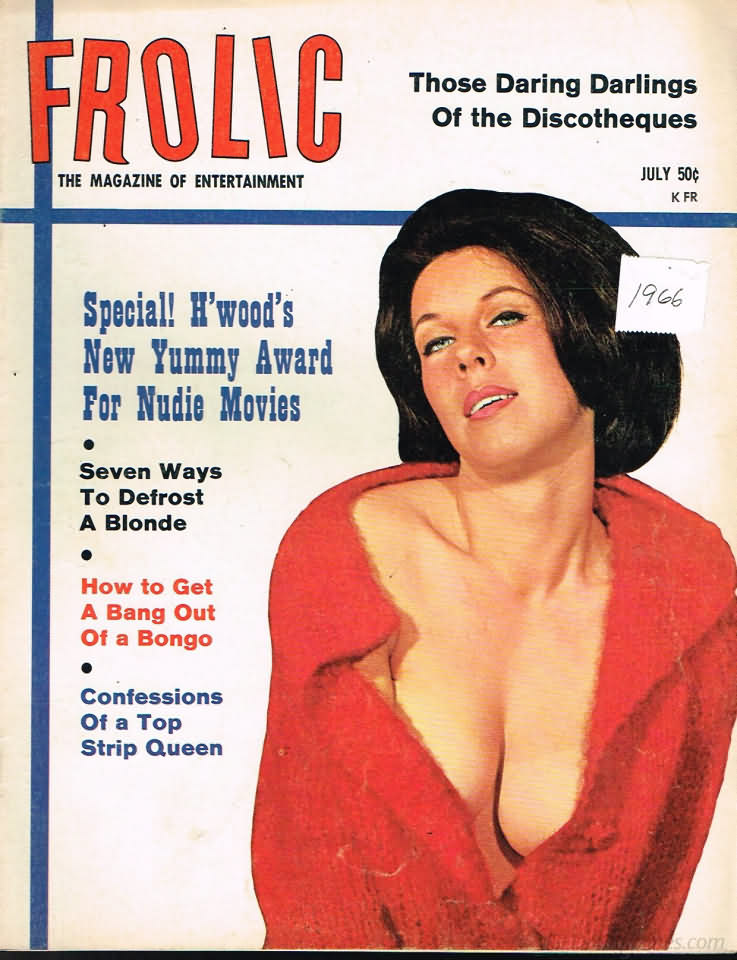 Frolic July 1966 magazine back issue Frolic magizine back copy 