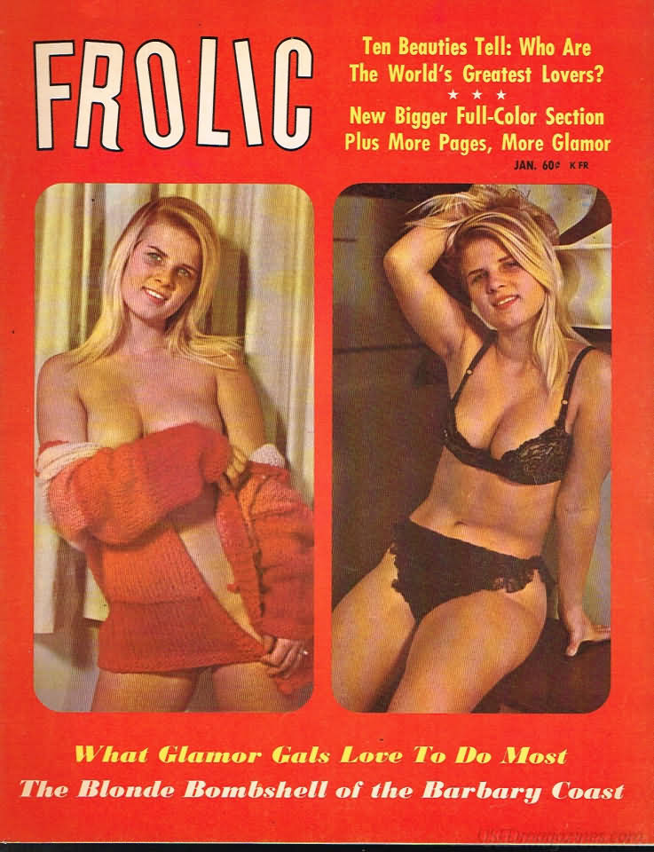 Frolic January 1967 magazine back issue Frolic magizine back copy 