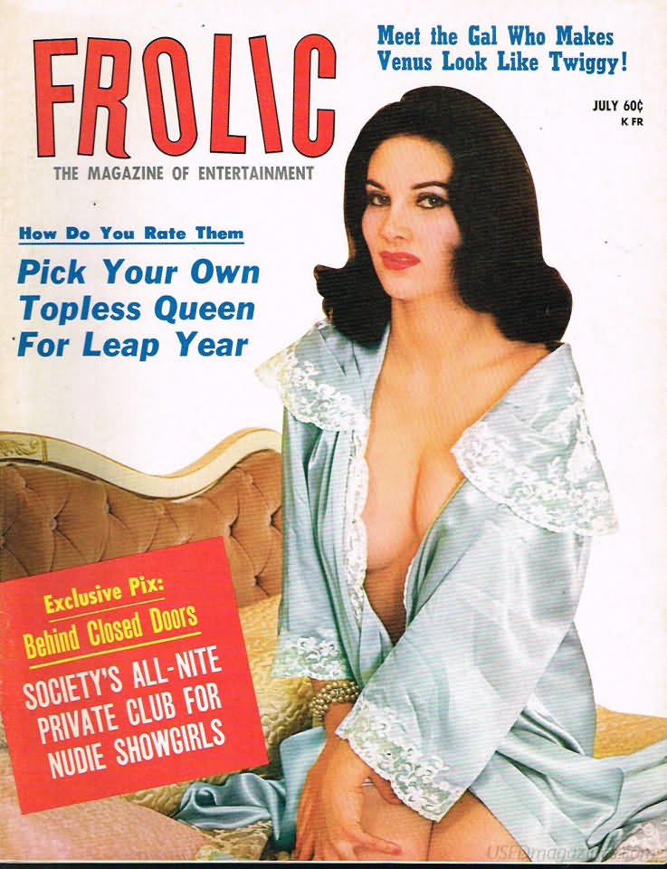 Frolic July 1968 magazine back issue Frolic magizine back copy 