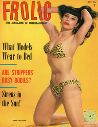 Frolic October 1956 magazine back issue cover image