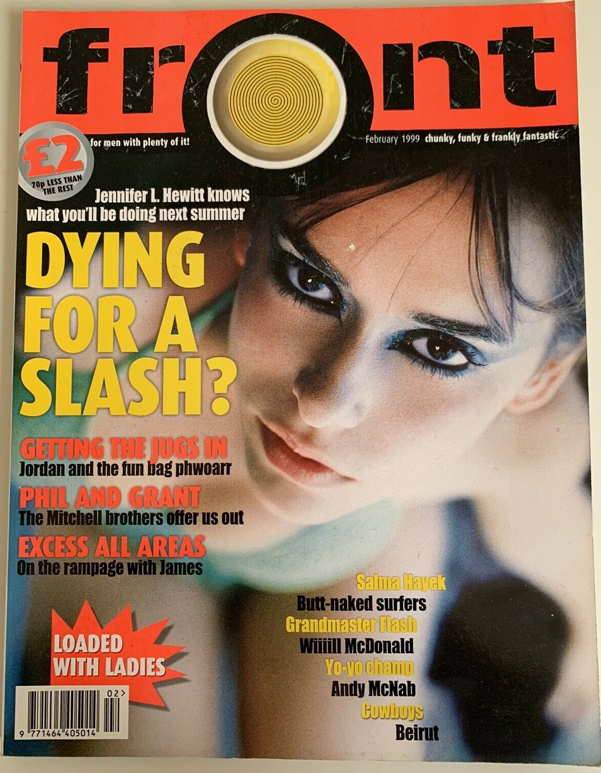 Front # 4, February 1999 magazine back issue Front magizine back copy 