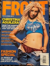 Christina Aguilera magazine cover appearance Front # 36, October 2001