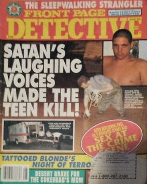 Front Page Detective August 1995, , The Sleepwalking Strangler