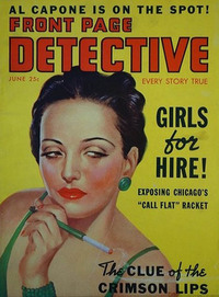 Front Page Detective June 1937 magazine back issue cover image