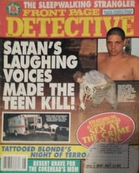 Front Page Detective August 1995 magazine back issue cover image