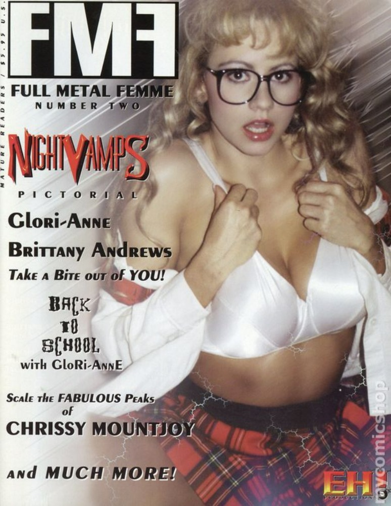 Full Metal Femme # 2, , Night Vamps Pictorial Glori-Anne, Brittany Andrews Take A Bite Out Of You!