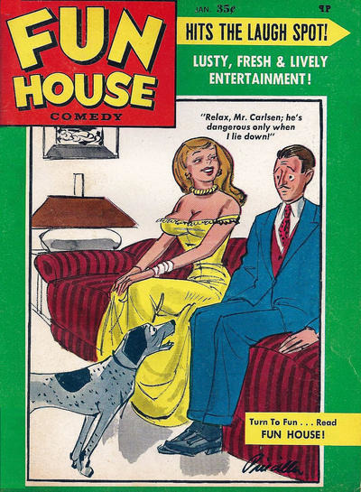 Fun House January 1969 magazine back issue Fun House magizine back copy 