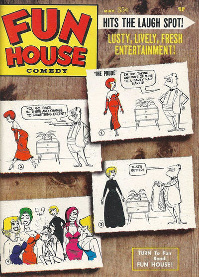 Fun House May 1969 magazine back issue Fun House magizine back copy 