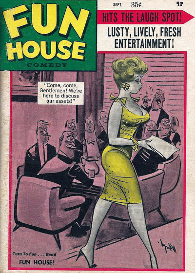Fun House September 1969 magazine back issue Fun House magizine back copy 