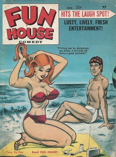 Fun House November 1969 magazine back issue Fun House magizine back copy 