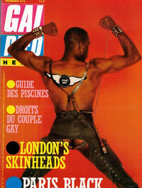 Gai Pied Hebdo # 215, April 1986 magazine back issue cover image