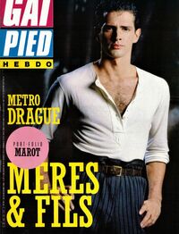 Gai Pied Hebdo # 221, May 1986 magazine back issue