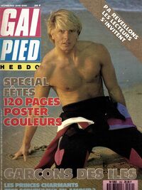 Gai Pied Hebdo # 249, December 1986 magazine back issue