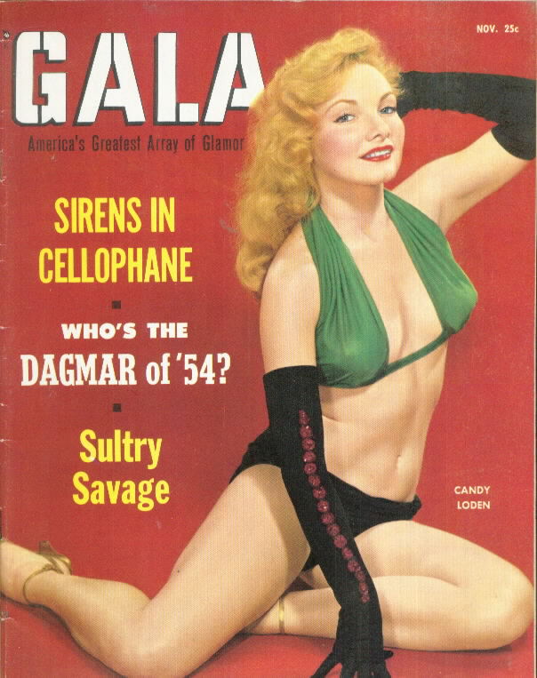 Gala November 1954 magazine back issue Gala magizine back copy 