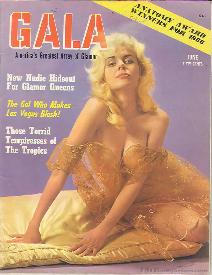Gala June 1966 magazine back issue Gala magizine back copy 