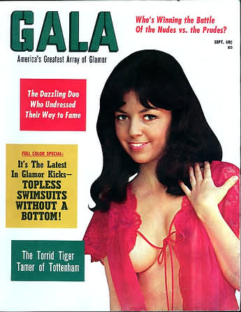 Gala September 1967 magazine back issue Gala magizine back copy 