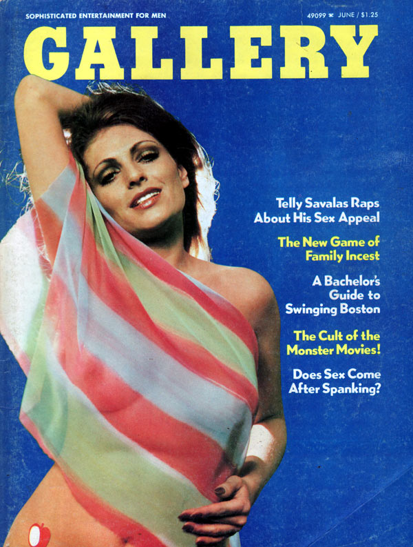 Gallery June 1974 magazine back issue Gallery magizine back copy gallery magazine, the forbidden fruit magazine, used back issue, nude girls from the 70s, harry chap