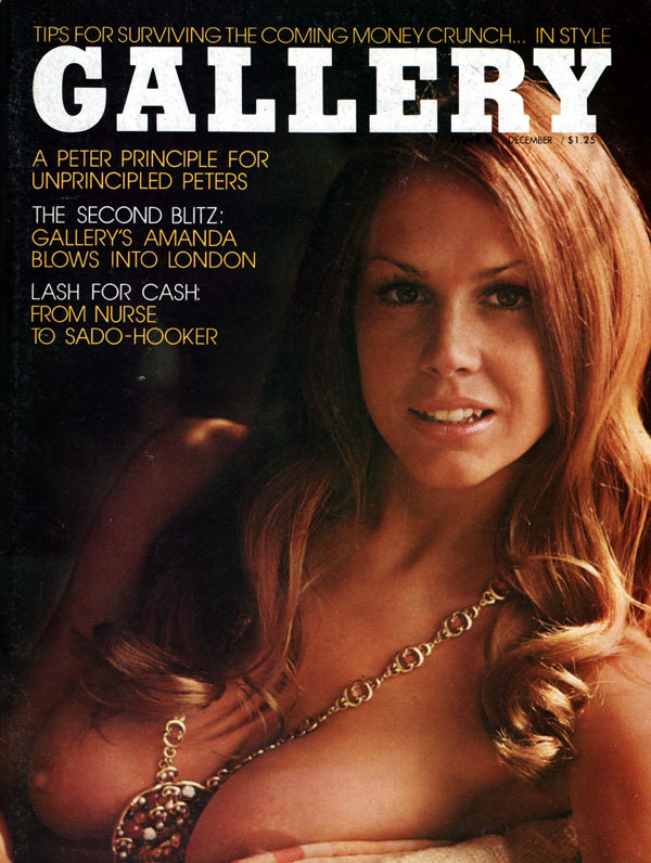 Gallery December 1974 magazine back issue Gallery magizine back copy gallery magazine's nude model, young women from the 70s pose naked, black magic erotic