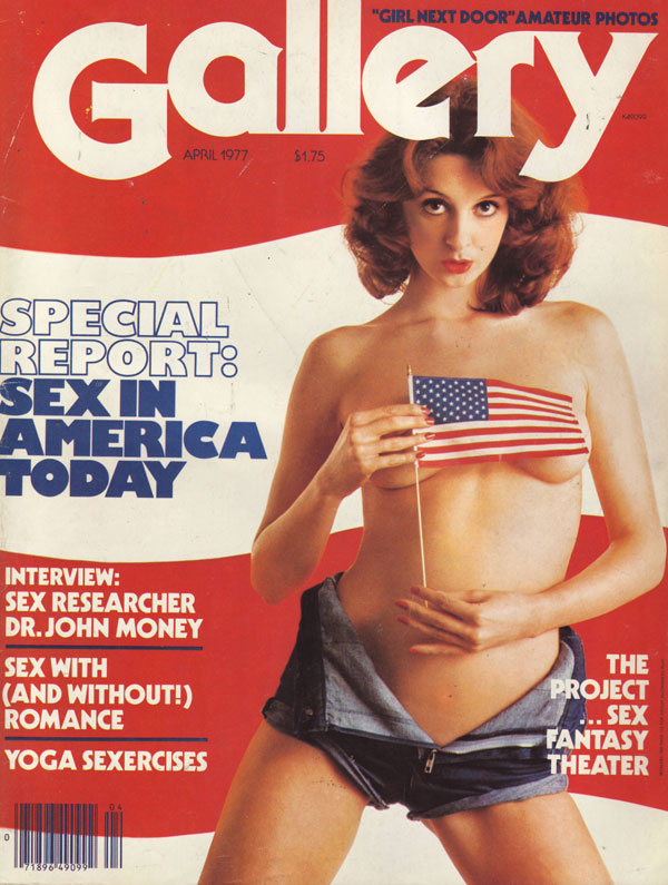Gallery April 1977 magazine back issue Gallery magizine back copy gallery april 1977 used back issue, sex in america, sex fantasy, yoga sexercises
