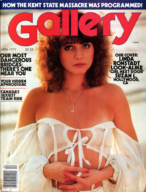 Gallery April 1979 magazine back issue Gallery magizine back copy gallery used back issue magazine cover, linda ronstadt look-alike, hot nude women