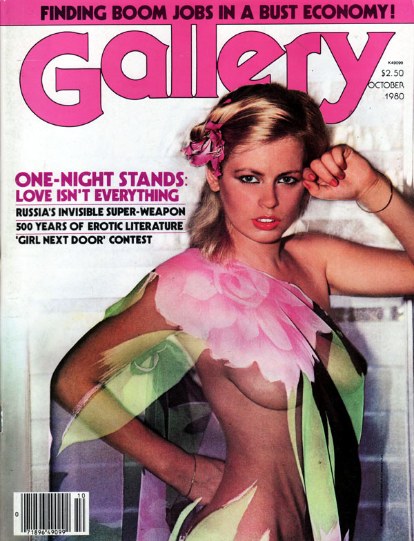 Gallery October 1980 magazine back issue Gallery magizine back copy gallery october 1980 used back issue, hot grls in sexy pictorials, one night stands, russia's super-