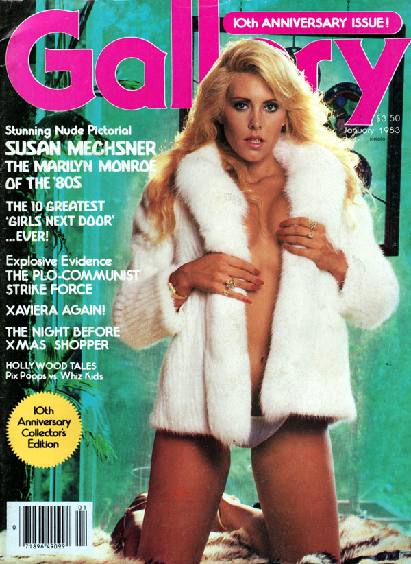 Gallery January 1983 magazine back issue Gallery magizine back copy gallery magazine back issues, nude women pictorial, erotic funny cartoons, political articles,  1983