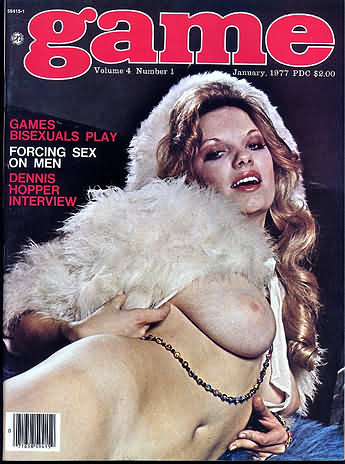 Game January 1977 magazine back issue Game magizine back copy 
