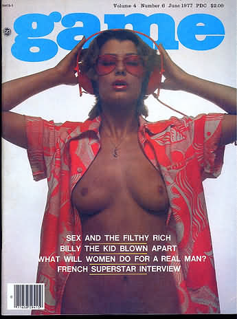 Game June 1977 magazine back issue Game magizine back copy 