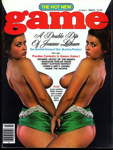 Game March 1981 magazine back issue Game magizine back copy 