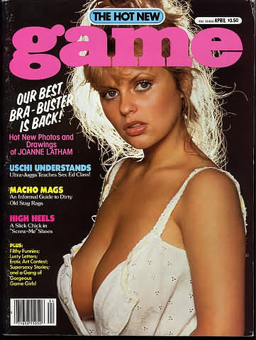 Game April 1982 magazine back issue Game magizine back copy 