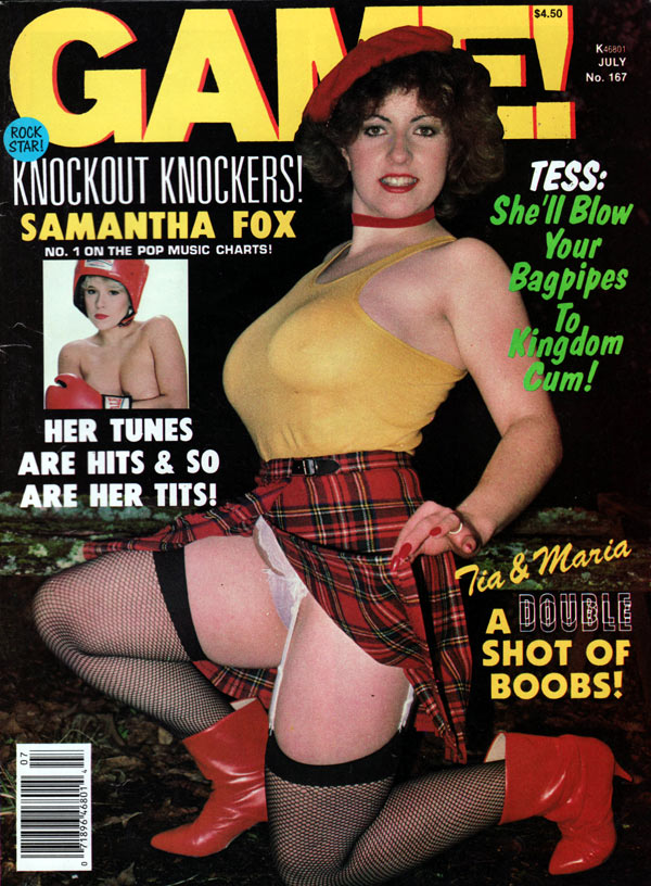 Game July 1989, game magazine july 1989, hot sexy girls in naked pictorials, sexy nude photos of xxx women nasty har, Covergirl Tessa