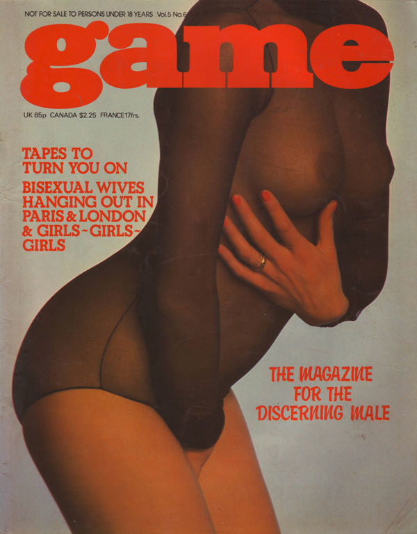 Game UK Vol. 5 # 6 - June 1978 magazine back issue Game UK magizine back copy game uk 70s porn magazine back issues 78 hot sexy horny nude women classic erotic pornography photos