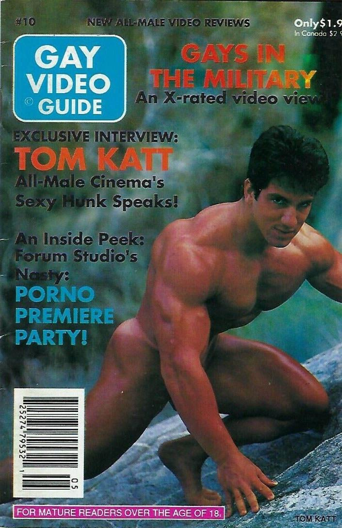 Gay Video Guide # 10 magazine back issue Gay Video Guide magizine back copy 