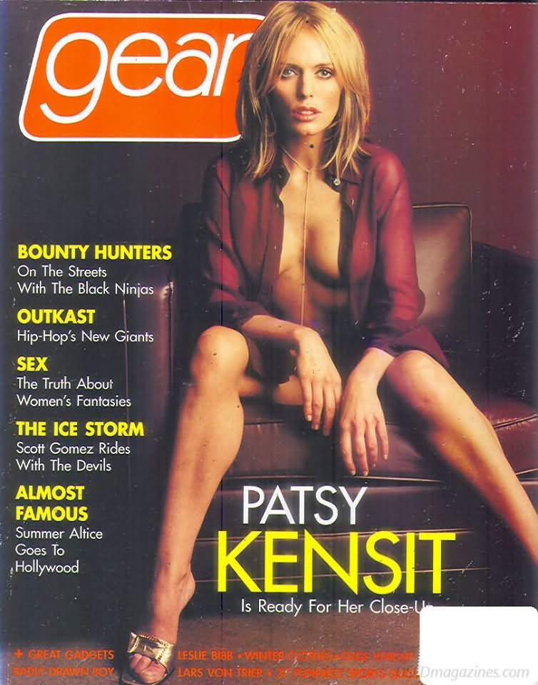 Gear November 2000 magazine back issue Gear magizine back copy 