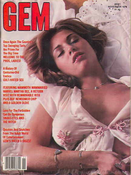 Gem November 1978 magazine back issue Gem magizine back copy 