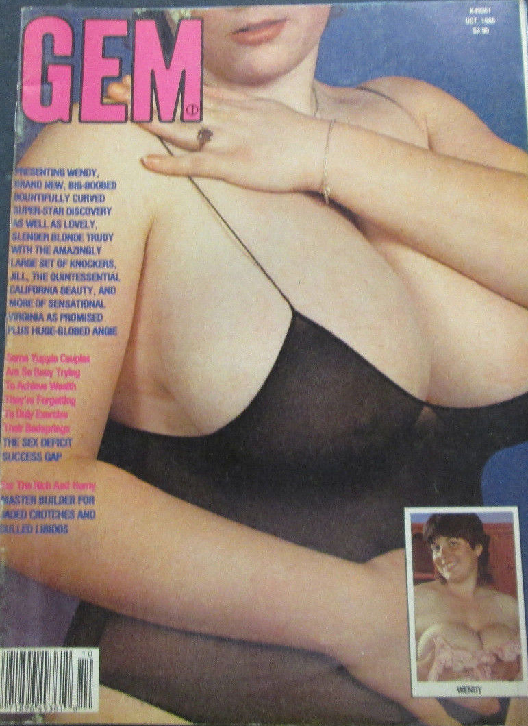 Gem October 1986 magazine back issue Gem magizine back copy 