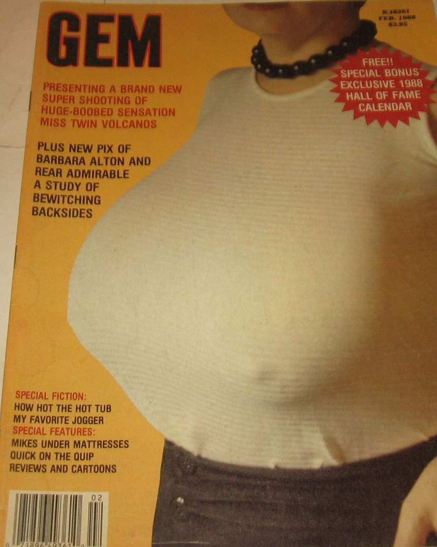 Gem February 1988 magazine back issue Gem magizine back copy 