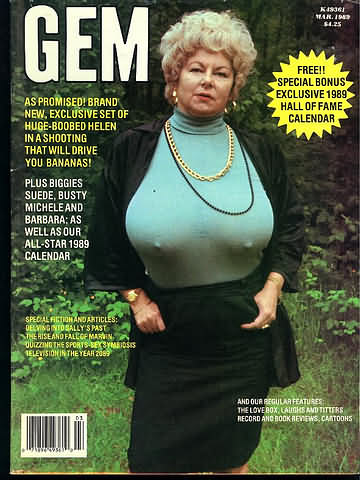Gem March 1989 magazine back issue Gem magizine back copy 