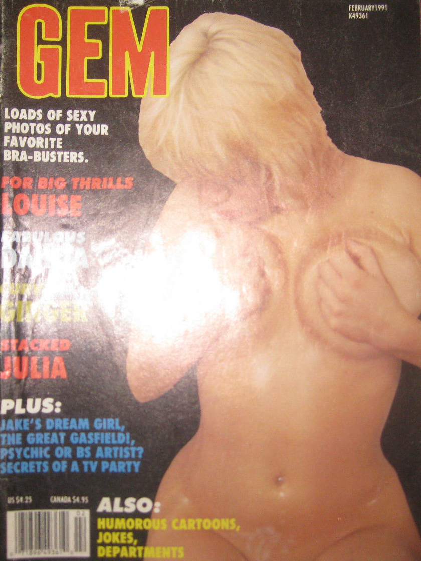 Gem February 1991 magazine back issue Gem magizine back copy 