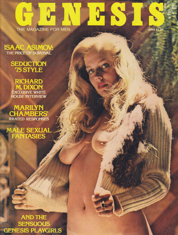 Genesis June 1975 magazine back issue Genesis magizine back copy 1975 back issues of genesis magazine hottest 70s xxx pictorials curvy busty all natural marilyn cham