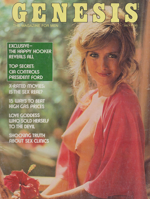 Genesis July 1975 magazine back issue Genesis magizine back copy july 1975 back issues of genesis xxx magazine naughty nude pictorials hottest all natural women clas