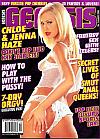 Jenna Haze magazine cover appearance Genesis # 75, August 2003