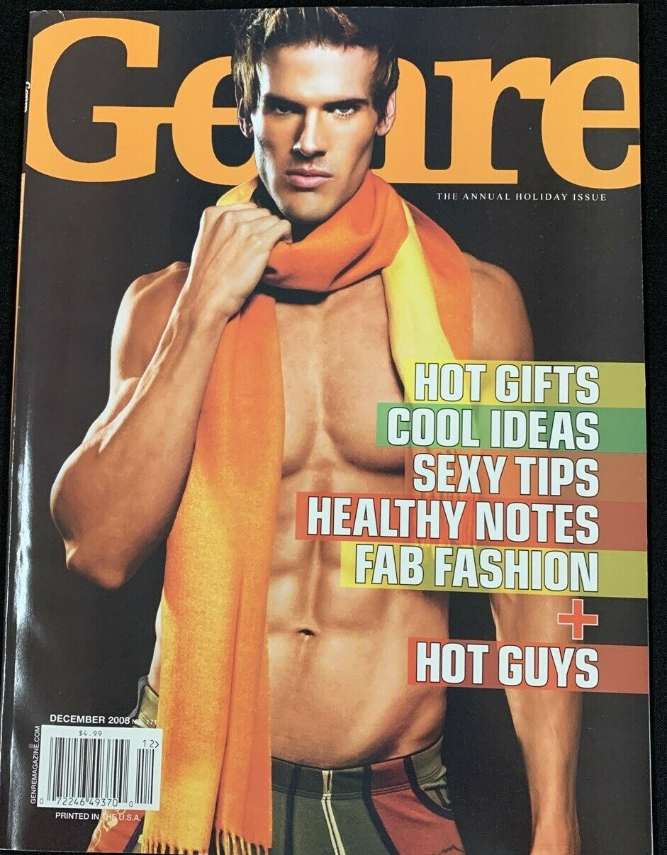 Genre December 2008 magazine back issue Genre magizine back copy 