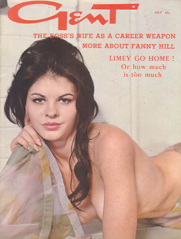 Gent July 1966 magazine back issue Gent magizine back copy Gent July 1966 Adult Vintage Magazine Back Issue Featuring Large Breasted Nude Women. The Boss's Wife As A Career Weapon.