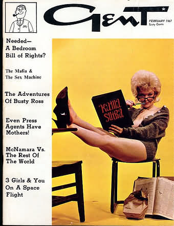 Gent February 1967 magazine back issue Gent magizine back copy Gent February 1967 Adult Vintage Magazine Back Issue Featuring Large Breasted Nude Women. Needed A Bedroom Bill Of Rights?.