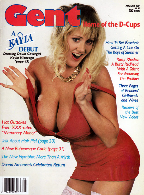 Gent August 1991 magazine back issue Gent magizine back copy gent august 1991 kayla kleevage, sexy busty girls, redheads nude, xxx rated photos nympho girls, hot