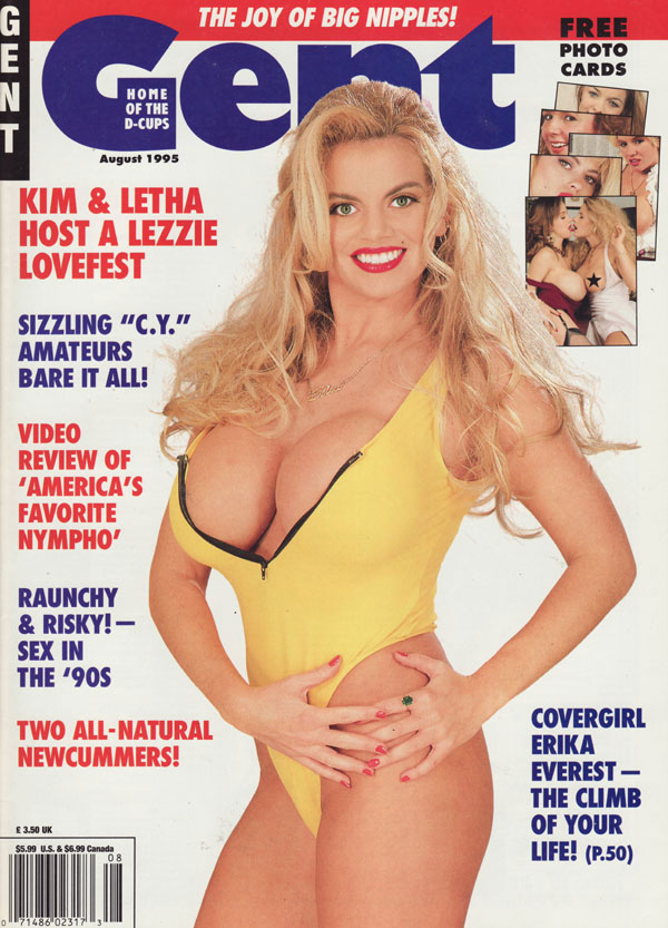 Gent August 1995 magazine back issue Gent magizine back copy gent magazine back issues 95 hot used adult mens mags lezzie lovefest hot girl on girl action pix ne
