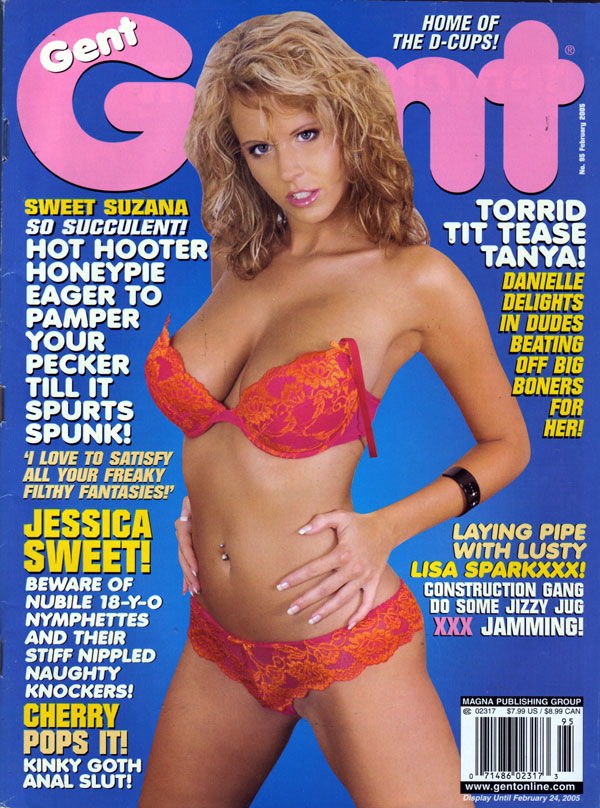 Gent # 95 - February 2005 magazine back issue Gent magizine back copy Hooters, Sweets, Cherry, Construction