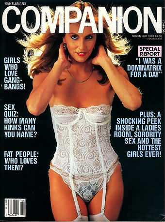 Gentleman's Companion November 1983 magazine back issue Gentleman's Companion magizine back copy Gentleman's Companion November 1983 Adult Pornographic Magazine Back Issue Published by LFP, Larry Flynt Publications. Girls Who Love Gang-Bangs!.
